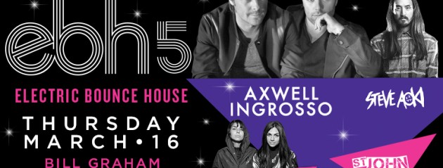 Electric Bounce House: Axwell and Ingresso, Steve Aoki, Krewella & St. John